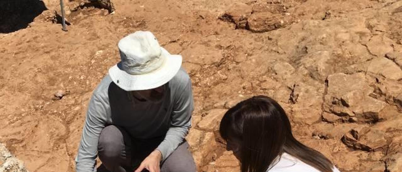 El grupo de arqueólogos y voluntarios que durante las últimas semanas han trabajado en Son Peretó.