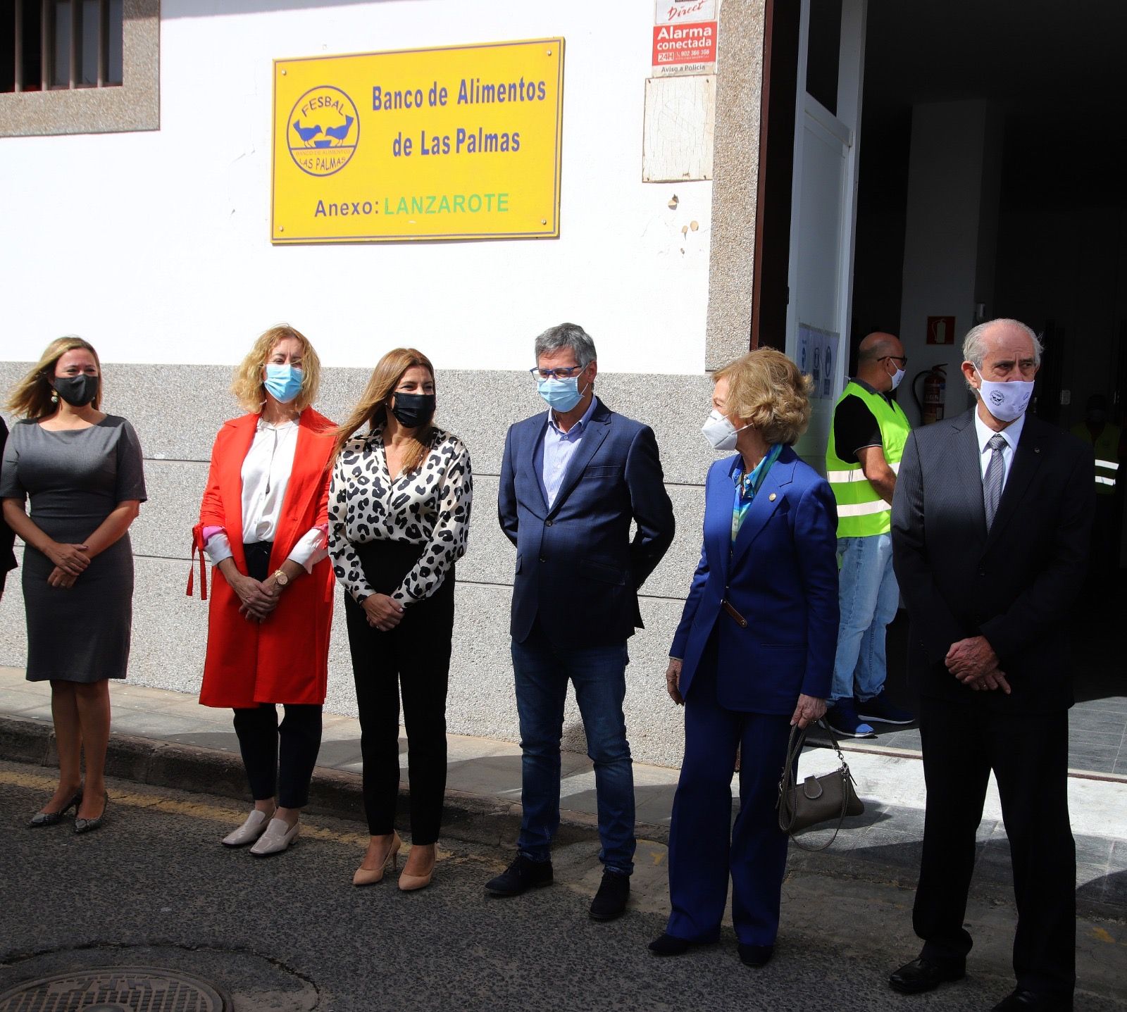 Visita de la Reina Sofía al Banco de Alimentos de Arrecife