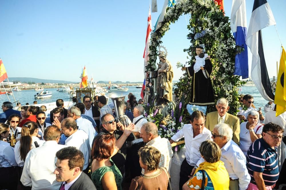 Procesión de la Virgen del Carmen 2017 en Arousa