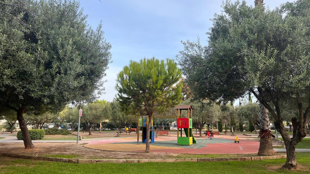 Espacios verdes urbanos de arbolado en Paterna.