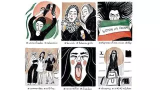 La revolución del velo en Irán sigue viva en las viñetas de Satrapi y Paco Roca