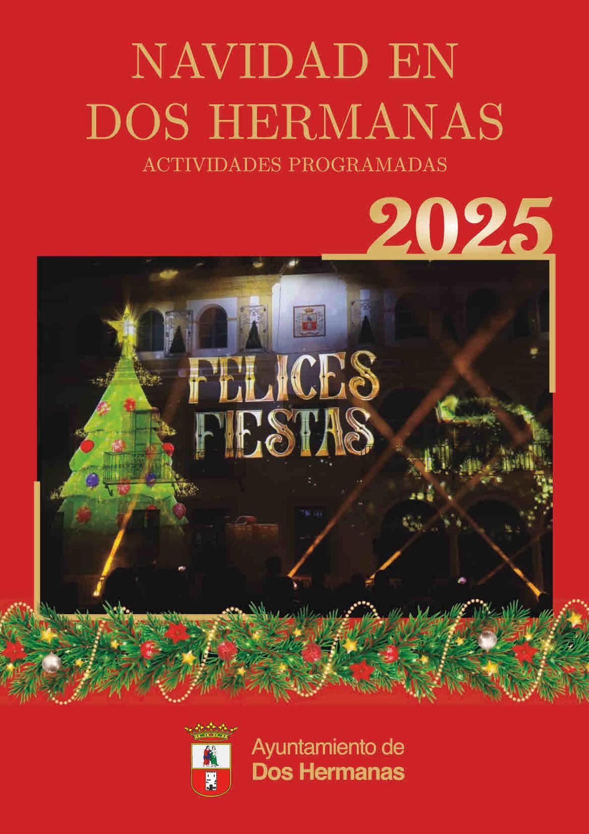 Cartel de la Navidad 2025 en Dos Hermanas.