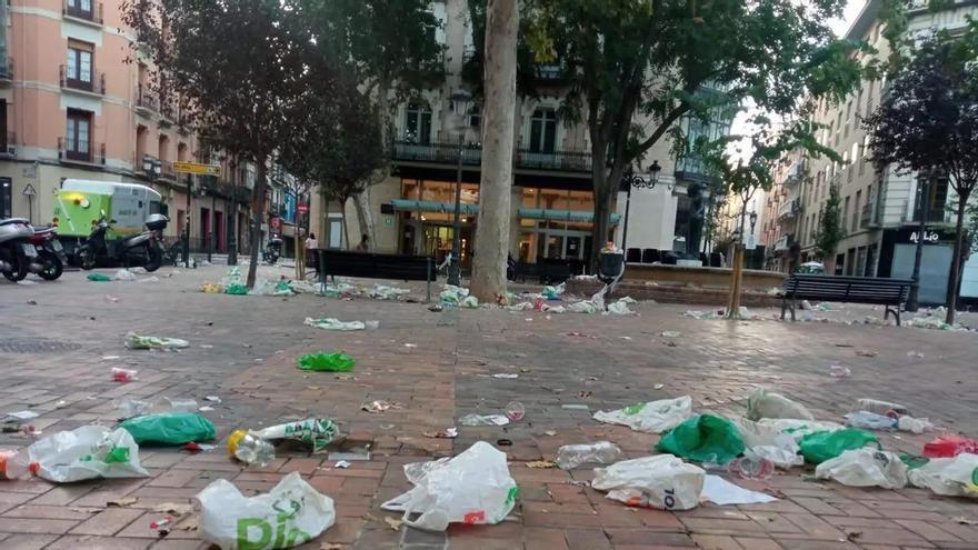Los trabajadores de limpieza de Zaragoza harán huelga durante el Pilar: "Es el momento de seguir luchando juntos"