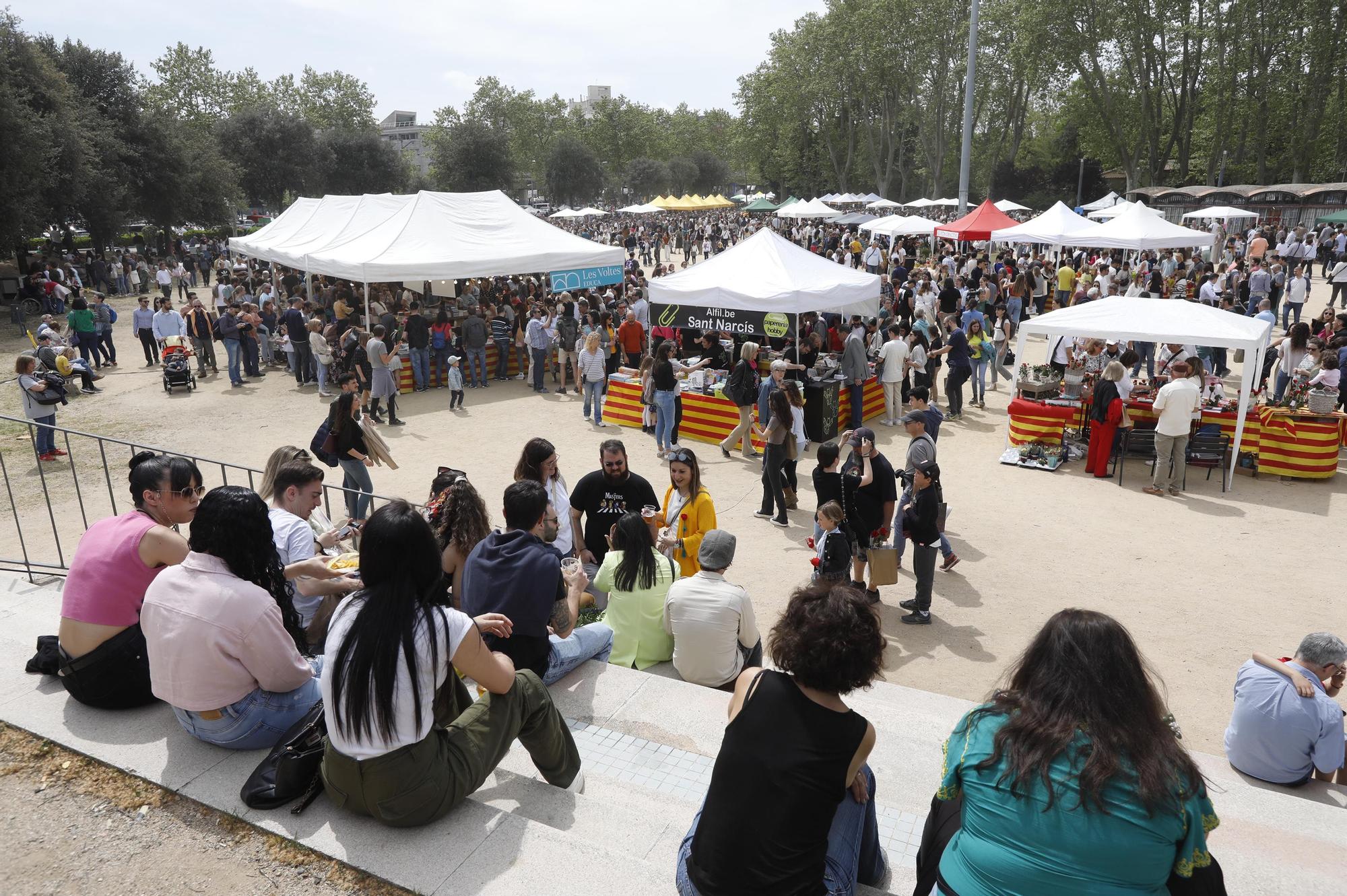 La diada de Sant Jordi 2023, a Girona