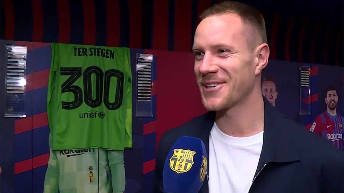 Ter Stegen reflexiona sobre sus 300 partidos con el Barça