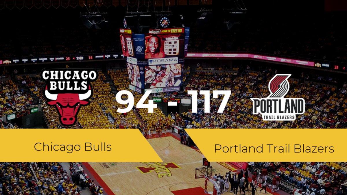 Portland Trail Blazers se impone por 94-117 frente a Chicago Bulls
