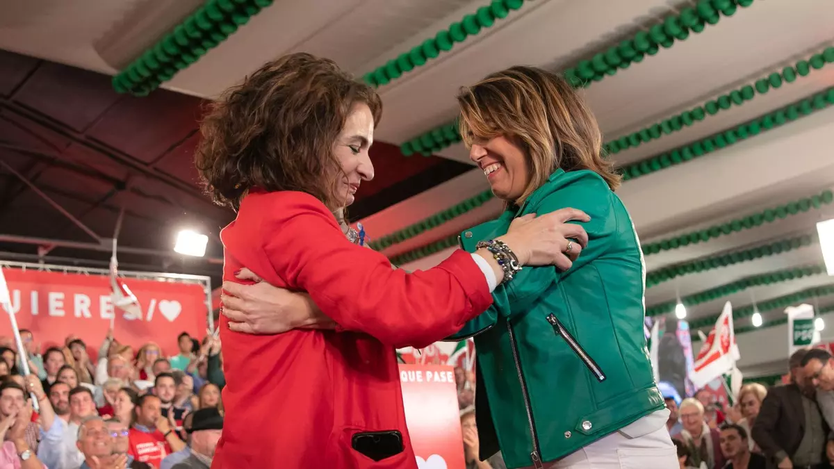 Susana Díaz y María Jesús Montero