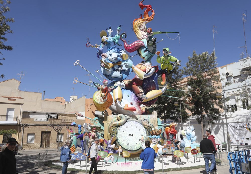 Recorrido por las fallas de la Sección Especial de Sagunt