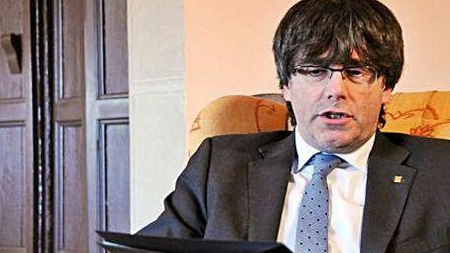 L&#039;expresident de la Generalitat Carles Puigdemont