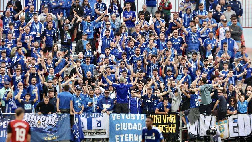 EN IMÁGENES: Ambientazo en el primer partido de la final por el ascenso a Primero entre Mirandés y Real Oviedo