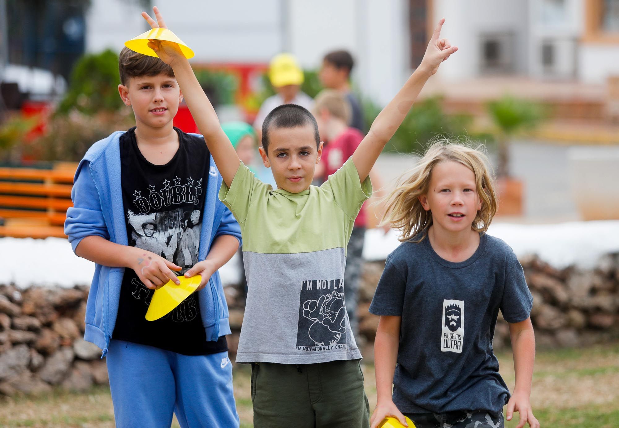 Juegos infantiles en las fiestas de Sant Carles