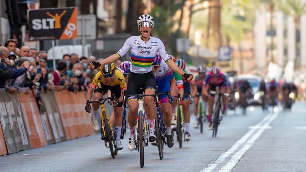 La italiana Elisa Balsamo, en una anterior edición de la carrera.