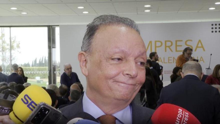 Salvador Navarro (CEV): &quot;No es decisión mía&quot; la posible destitución de Mazón