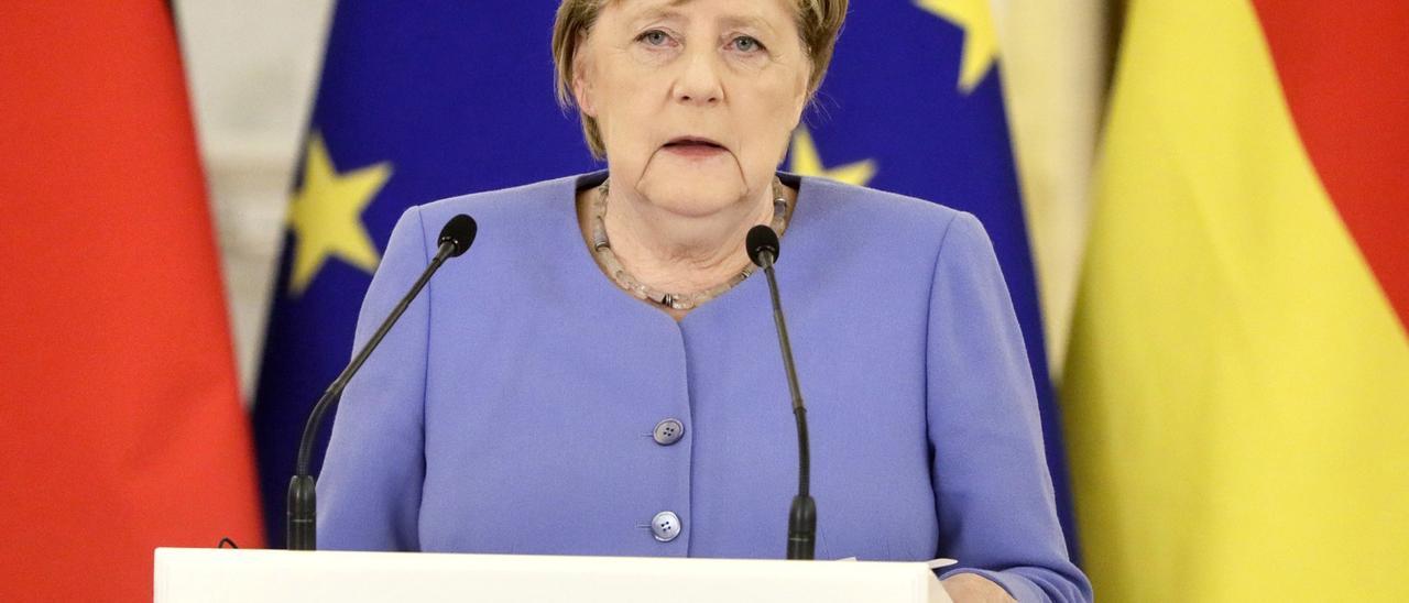 La canciller de Alemania, Angela Merkel