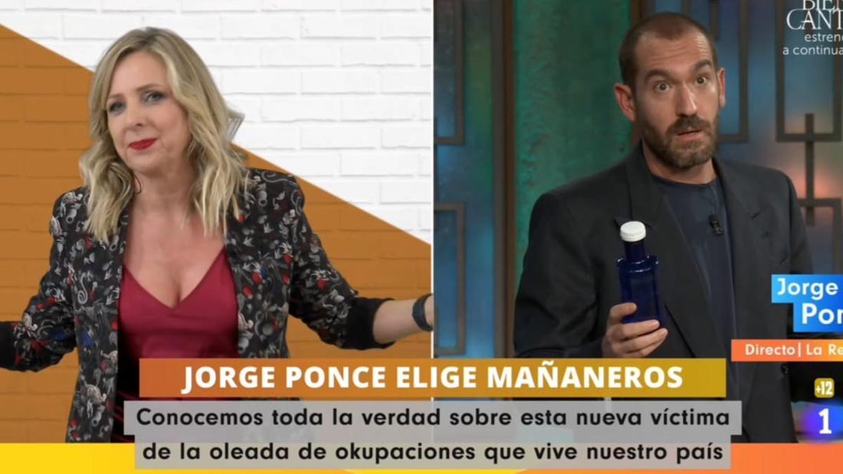 Patricia Súarez y Jorge Ponce, en 'La revuelta'