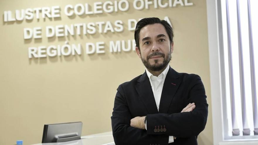 Pedro Caballero, presidente del Colegio de Dentistas de Murcia. ADC