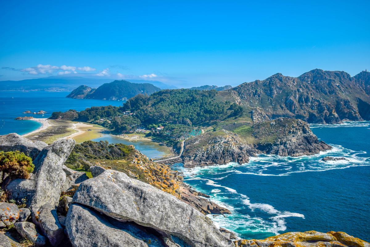 El fascinante paisaje de las islas Cíes.
