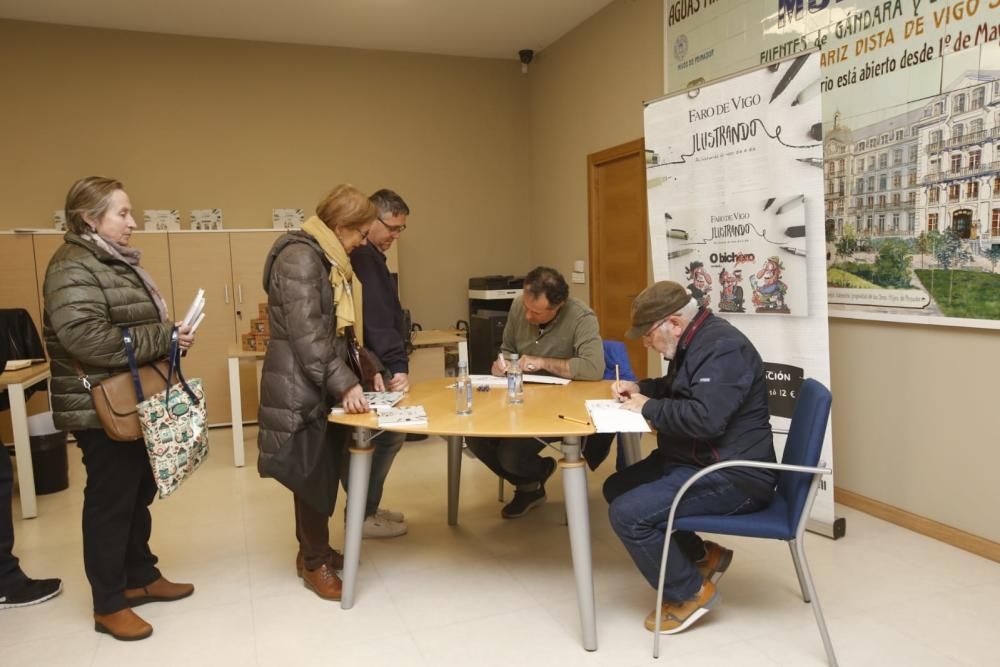 Firma de libros de Davila y Gogue en Vigo