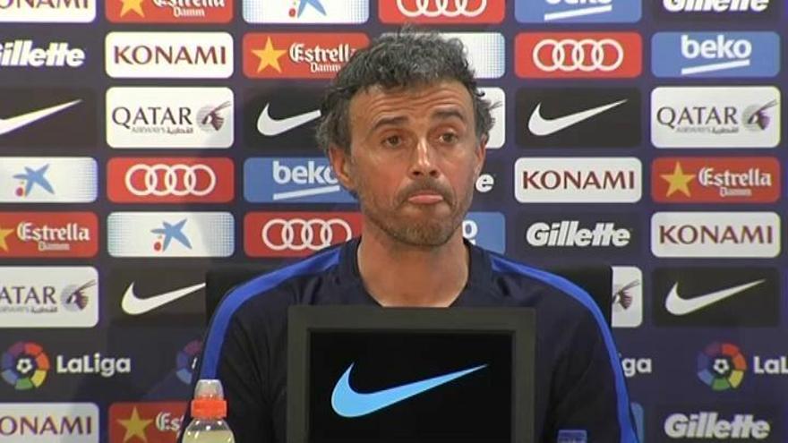 Luis Enrique: "No me equivoqué en nada del partido ante la Juventus"