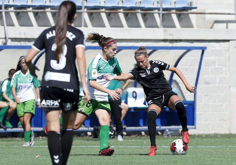 Partido de esta mañana entre el Zaragoza CFF y el Racing Féminas