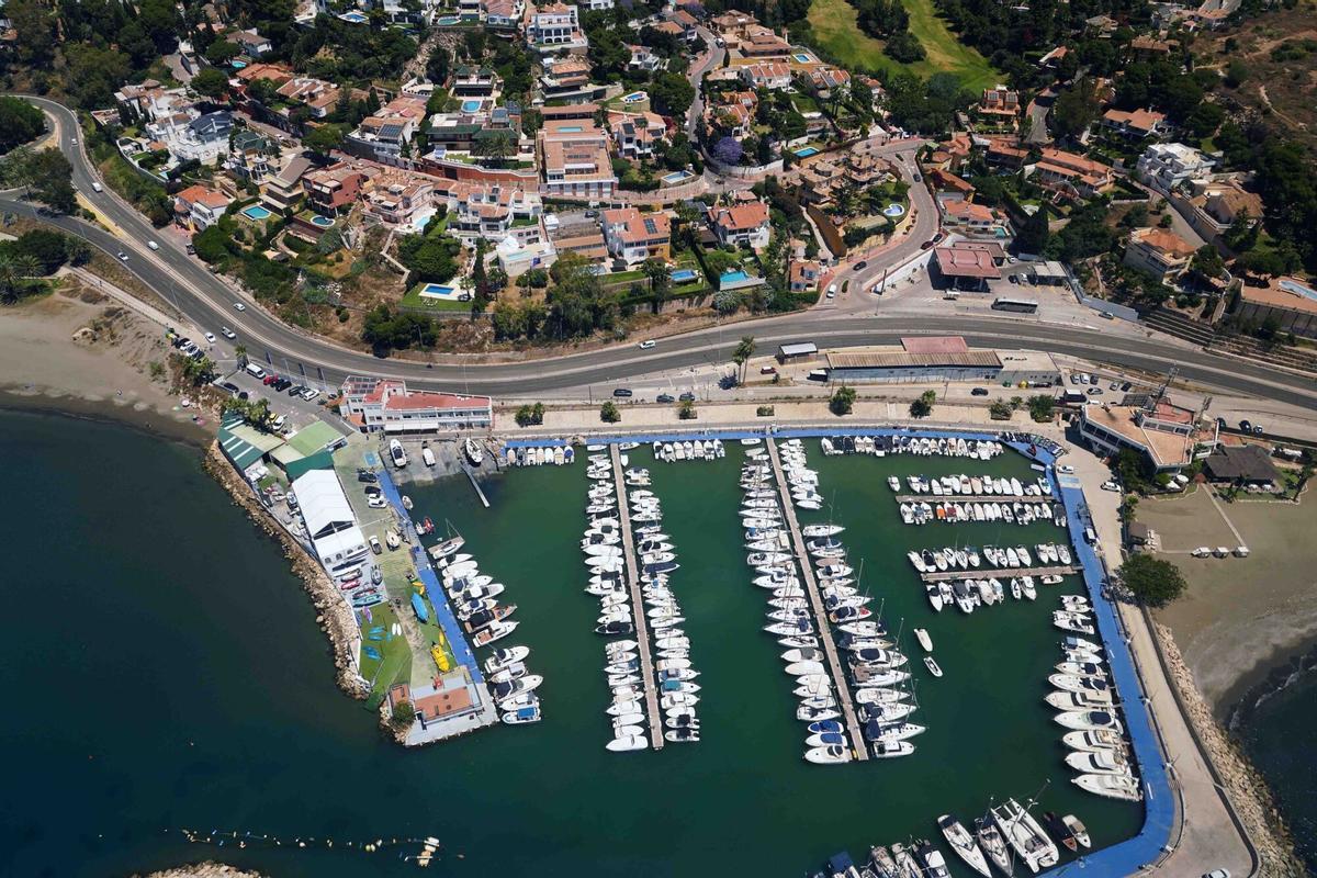 Vista aérea del Club Náutico de El Candado