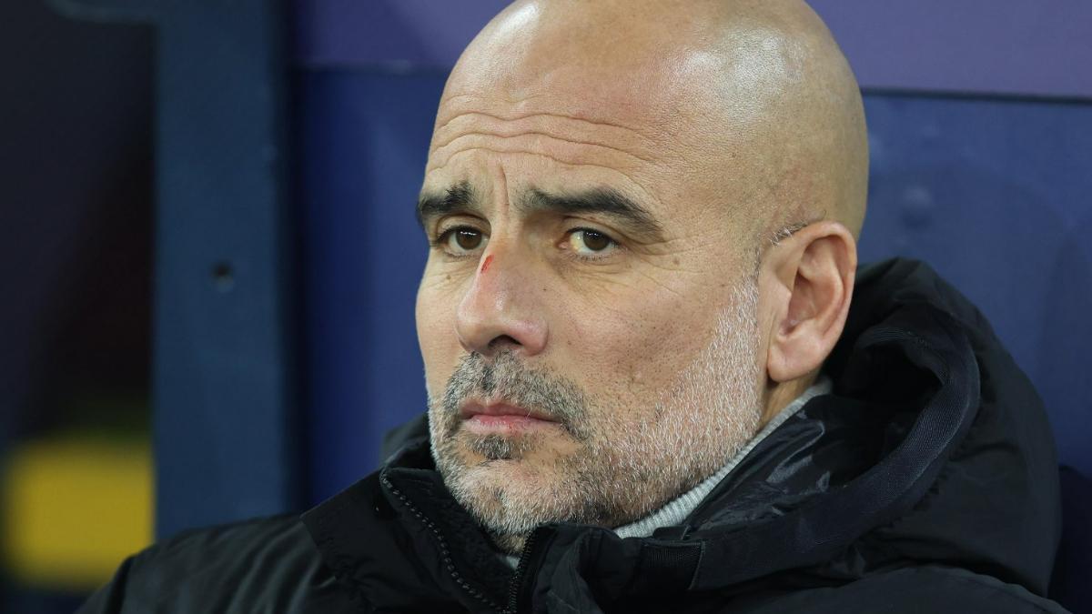 Guardiola, completamente abatido