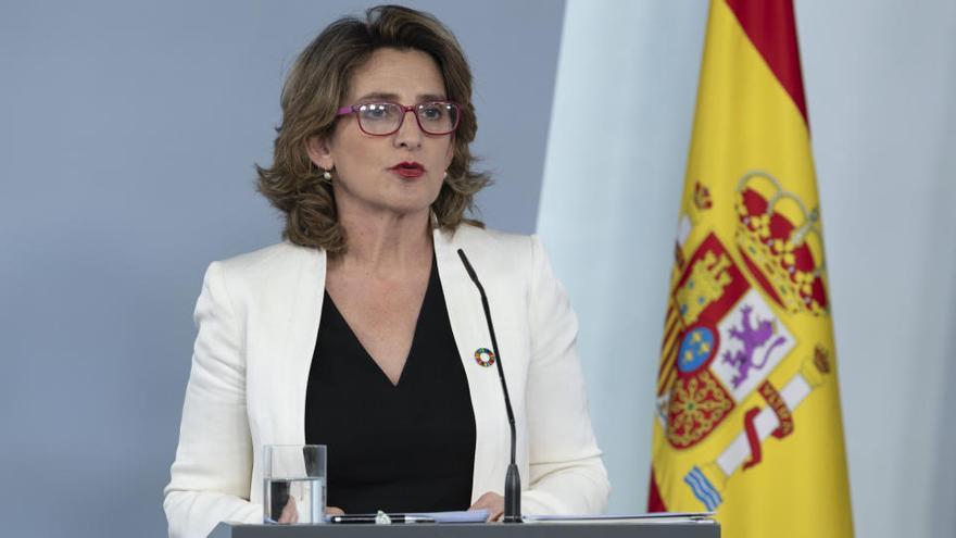 La vicepresidenta quarta i ministra de Transició Ecològica, Teresa Ribera