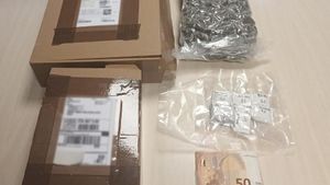 Imagen de la droga intervenida por la Guardia Urbana