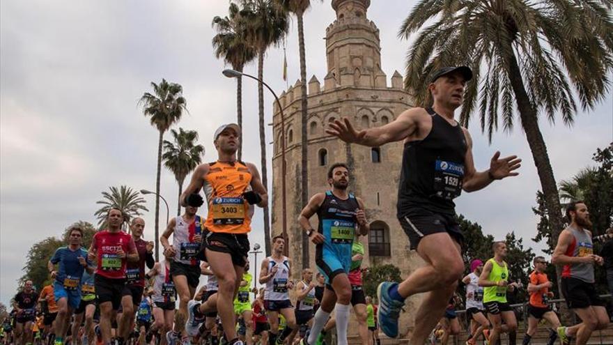 Doblete africano en la Maratón de Sevilla