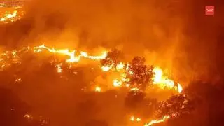 Impresionantes imágenes del incendio de Almorox