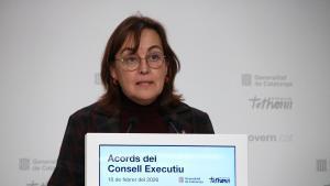 La consellera de Territori, Habitatge i Transició Ecològica, Sílvia Paneque, este martes en rueda de prensa