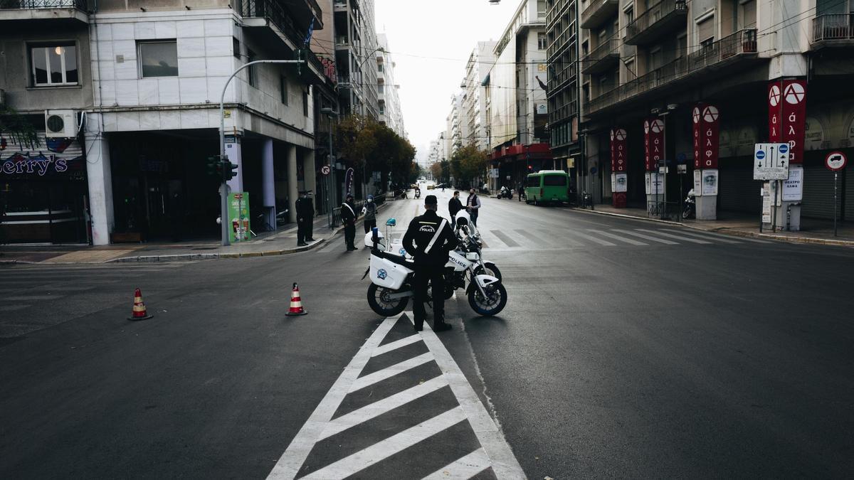 Archivo - Imagen de archivo de la Policía griega