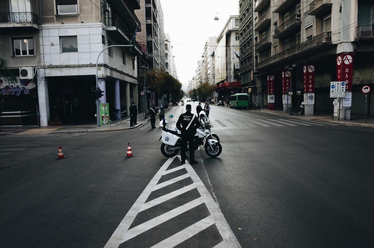 Archivo - Imagen de archivo de la Policía griega