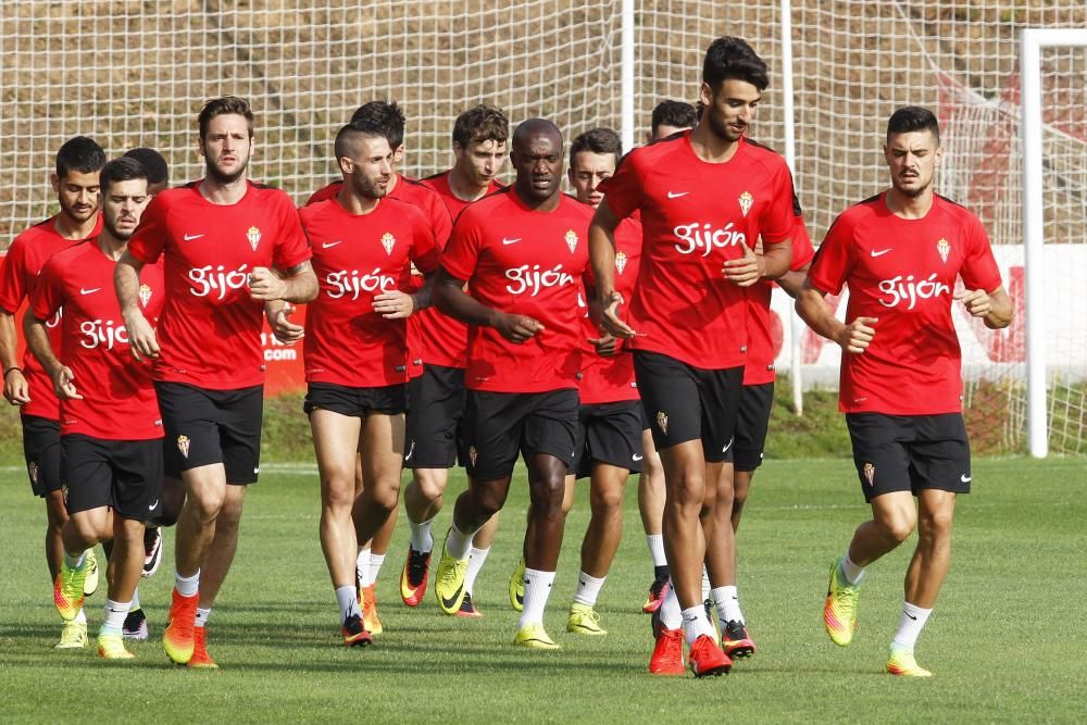 Entrenamiento del Sporting