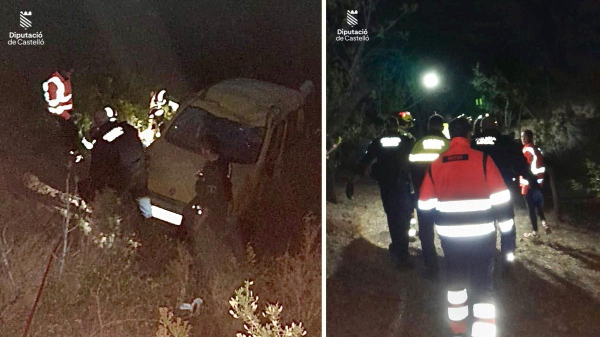 Imagen del accidente en la Vall d'Uixó.