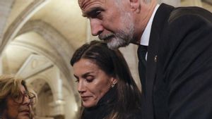 Els Reis, en el funeral per les víctimes de la dana, l’any passat.   | KAI FÖRSTERLING / EFE