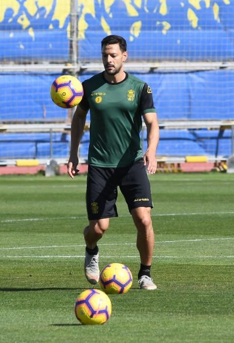 01/02/2019 TELDE. Entrenamiento UD Las Palmas en El Hornillo.  Fotografa: YAIZA SOCORRO.