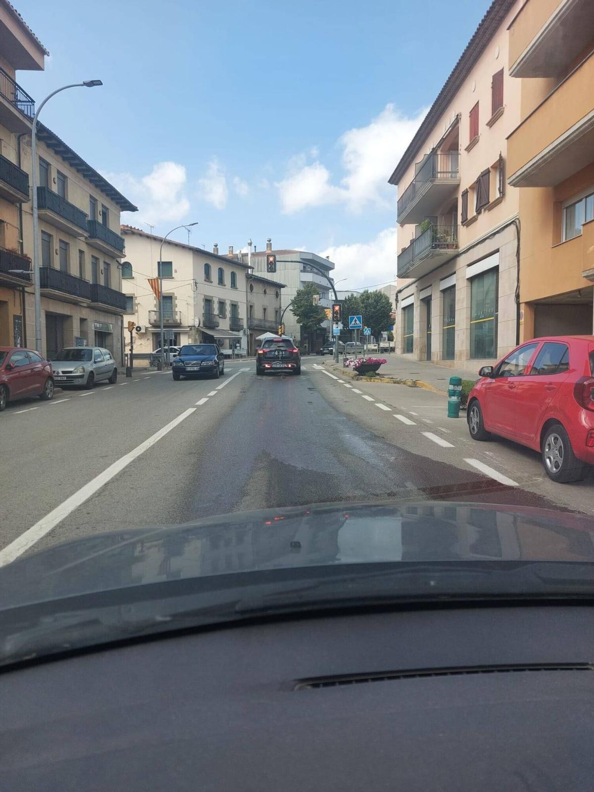 Imatges del nou vessament de residus carnis a Moià