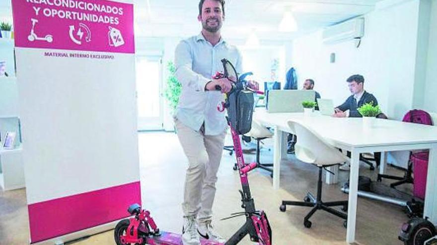 Jaime Rodrigo, CEO de Repair Mobility, en la sede central. I F. Bustamente
