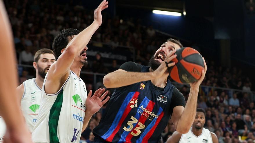 Mirotic arrancó el partido con acierto en ataque.