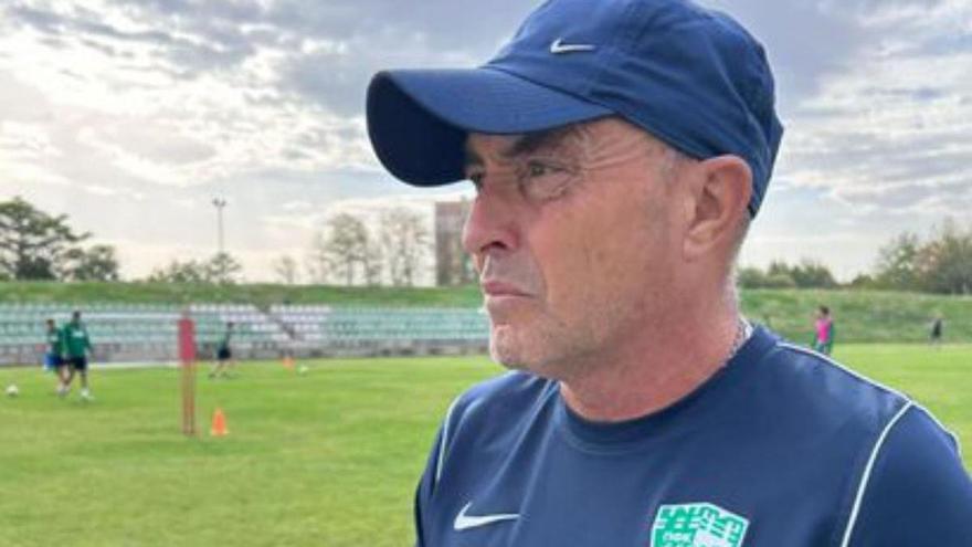 Josu Uribe, con el Beroe.