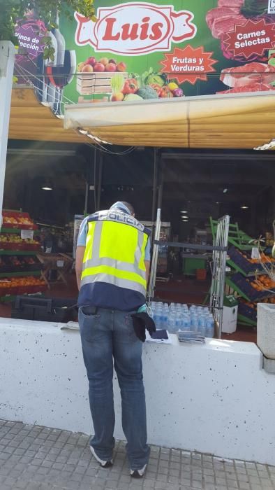 Redada policial contra la carne en mal estado en Santa Ponça