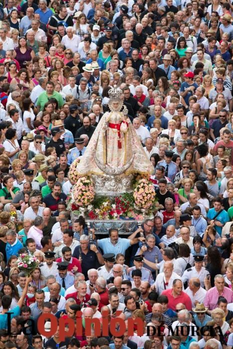 Salida de la Virgen de la Fuensanta desde la Cated