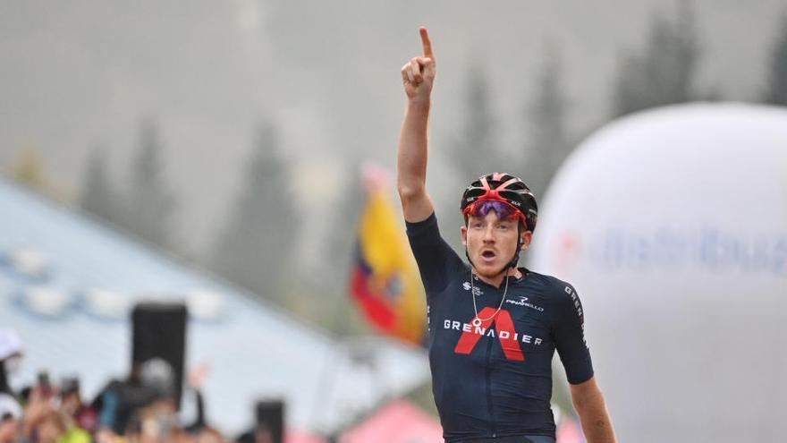 Ganador etapa 15 Giro de Italia: Tao Geoghegan Hart