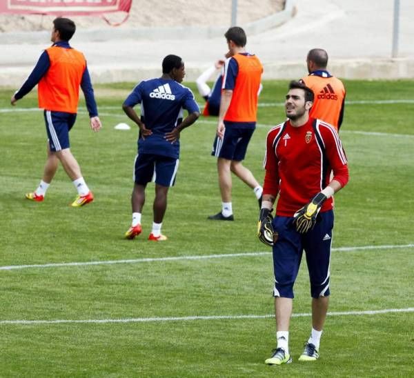 Imágenes del entrenamiento del Real Zaragoza