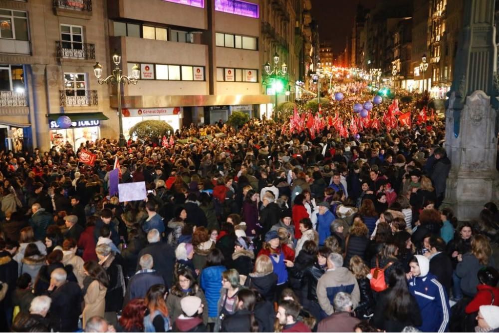Manifestación del 8-M en Vigo