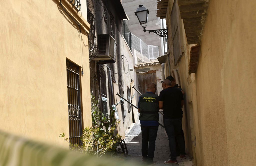 Las imágenes del incendio que ha acabado con la vida de tres personas en Ricote