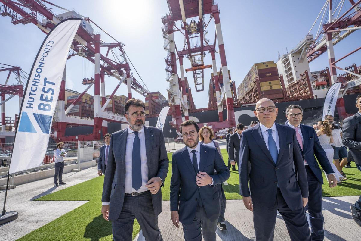 El Port de Barcelona conecta a la electricidad la terminal de contenedores Hutchison Ports BEST