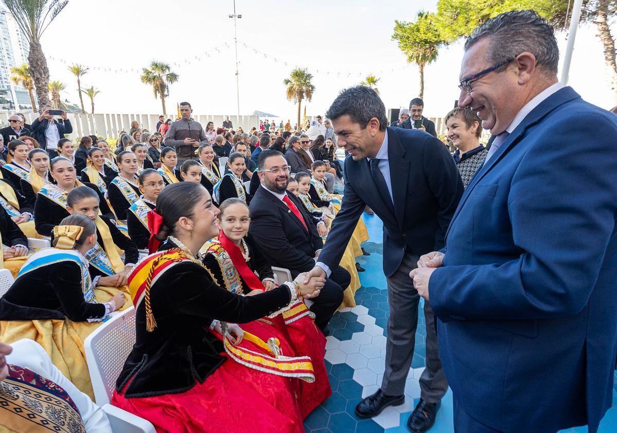 Mazón celebra el Día de la Constitución en Benidorm