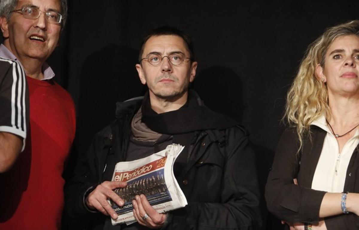 Juan Carlos Monedero, aquest dijous a Leganés. Juan Carlos Monedero, aquest dijous a Leganés.
